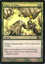 MTG - M10 - Might of Oaks - Foil - NM