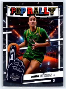 2024-25 Bowman U Chrome Sonia Citron Pep Rally #PR-25 Notre Dame Fighting Irish - Picture 1 of 2