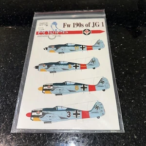 Eagle Cals Maßstab 1:48 Fw 190's von JG 1 Decalbogen Nr. EC6 6 1997 - Bild 1 von 6