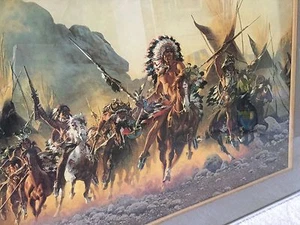 FRANK MCCARTHY "TO BATTLE" ORIGINAL LIMITED EDITION PRINT FRAMED - Picture 1 of 5