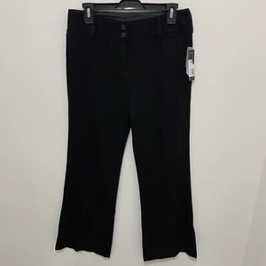 A Byer Women’s 7 Black Straight Leg Dress Pants  Career NWT Slacks Officewear - Picture 1 of 9