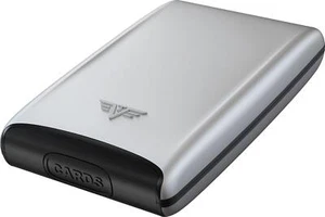 Tru Virtu Kreditkartenetui Kartentasche Credit Card FAN Silk RFID Schutz silber - Bild 1 von 3