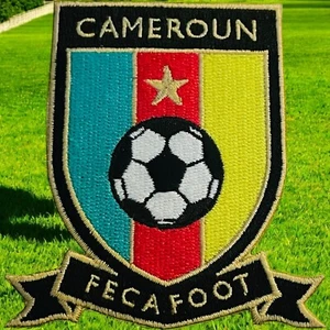 Cameroun Football Soccer Feca Foot Embroidered Patch  - Picture 1 of 4
