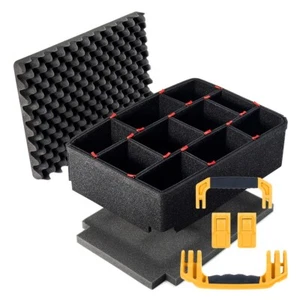 TrekPak Dividers for the Pelican 1535. Includes 2 Yellow handles & 2 latches. - Picture 1 of 1