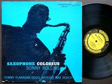 SONNY ROLLINS Saxophone Colossus LP PRESTIGE PRLP 7079 US 1958 NJ RVG DG MONO