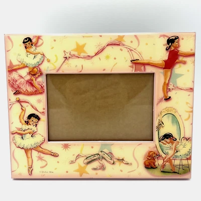 Dolce Mia Niña Marco de Fotos Independiente Hecho a Mano Bailarina Niñas Bailando Foto 1 de 4