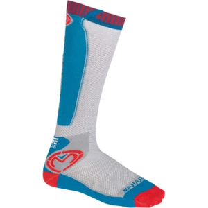 Moose Racing Sahara Socks - Red/White/Blue | Small/Medium - Picture 1 of 1