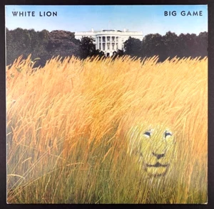 White Lion Big Game Original GERMAN Press ATLANTIC vinyl record LP NM M- - Foto 1 di 8