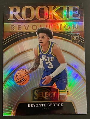 2023-24 Panini Select NBA Keyonte George Rookie Revolution Silver Prizm Card #2 - Image 1 of 2