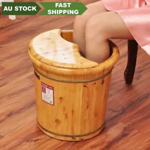Tall Foot basin wooden bucket foot bath tub with cover &massage 高足浴桶加厚泡脚桶按摩加盖 - Picture 1 of 11