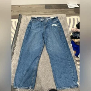 American eagle high rise baggy short jean NWTS - Picture 1 of 14