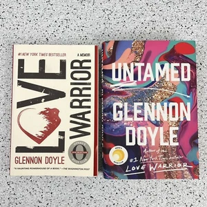Glennon Doyle Book Bundle Untamed / Love Warrior Memoir Self Improvement - Imagen 1 de 3