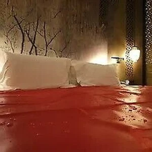 PVC Red King size Waterproof Bed Sheet for 1.8m Bed Wet Games Bedding Adult Fun - Picture 1 of 11