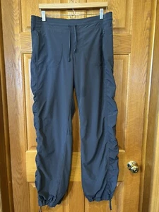 Pantalones de chándal informales forrados grises BK46 Athleta La Viva para mujer talla 14 de alto - Imagen 1 de 3