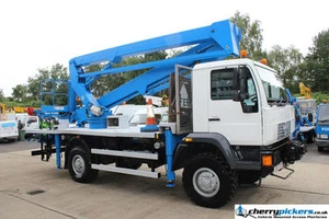2001 MAN 4x4 4WD Unimog Skyking Access Platform Cherry Picker - 26 Metre - Picture 1 of 12