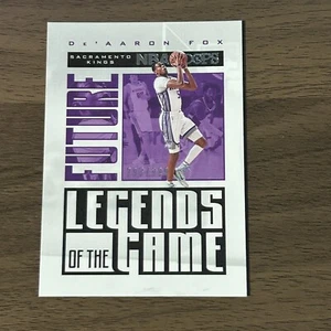 De'Aaron Fox 2020-21 NBA Hoops Future Legends of the Game /999 Kings Basketball - Bild 1 von 3