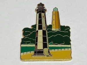 Spilla faro stazione luminosa Cape Henry Fort Story Chesapeake Bay Virginia Beach - Foto 1 di 2