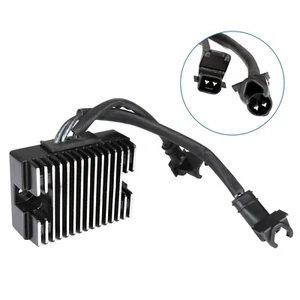 1*Black Voltage Regulator Rectifier Fits 2009-13 Harley Davidson Sportster 1200 - Picture 1 of 13