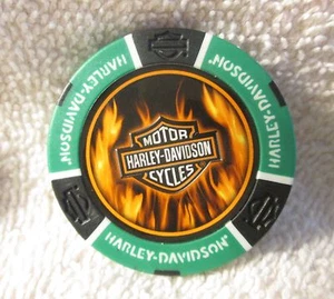Ficha de póker Harley Davidson de $25 - Imagen 1 de 2