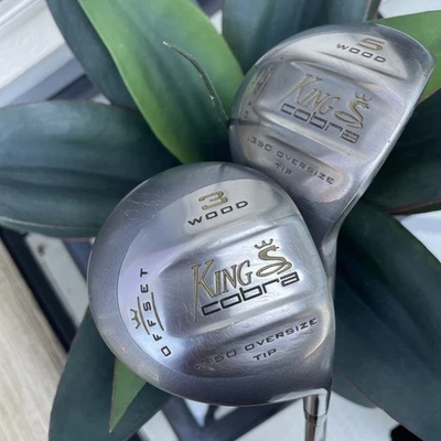 Дерево King Cobra .350 со смещением наконечника большого размера 3 и 5 44,5 дюйма 43,5 дюйма графит S-flex - Изображение 1 из 4
