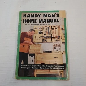 Vintage Mechanix Illustrated Handy Man's Home Manuel  Book # 154 - Bild 1 von 4