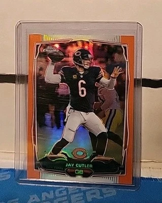 2014 Topps Chrome Jay Cutler Orange Refractor #58 Bears - Image 1 of 2