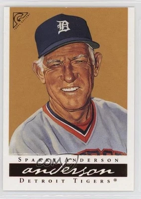 2003 Topps Gallery Hall of Fame Edition Sparky Anderson (Yellow Background) HOF - Image 1 of 2