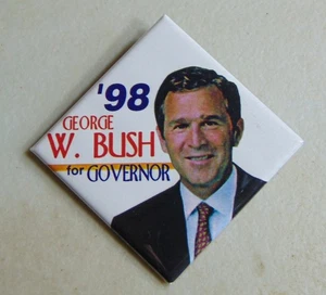 George W. Bush 1998 Texas Governor campaign pin button political - Picture 1 of 1
