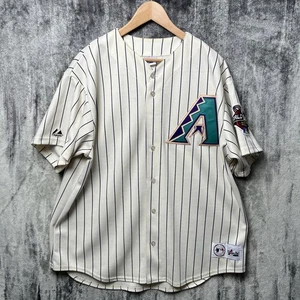 Vintage Majestic Arizona Diamondbacks 2001 World Series Jersey Size XL USA - Picture 1 of 10