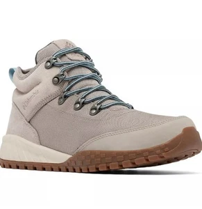 COLUMBIA 1950921-027 MEN'S FAIRBANKS MID WATERPROOF GREY/STORM BROWN BOOTS Sz 9 - Picture 1 of 6