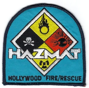 FLORIDA - Hollywood Fire Dept. - Hazmat Team Patch - Picture 1 of 1