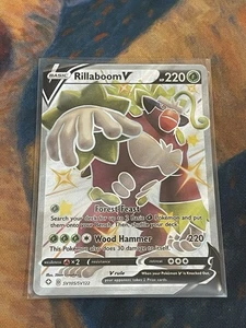 Rillaboom V SV105/SV122 Shining Fates: Shiny Vault Holo - Picture 1 of 2