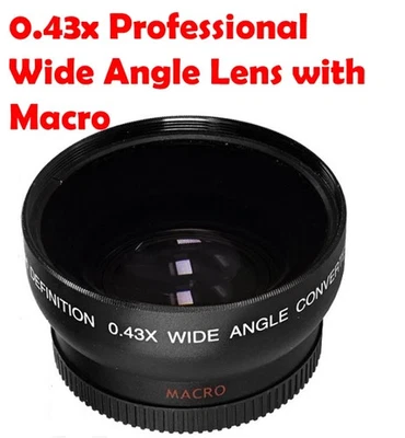 Vivitar 0.43x Professional Wide Angle Camera Lens with Macro 52mm,55mm,58mm - Image 1 of 4