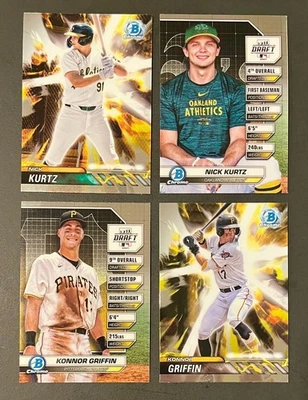 ⚾(pick) 2024 Bowman Draft inserts (Draft Night & Plasma Power)🔴🔵🟣🟡🟠🟢⚫ - Image 1 of 4