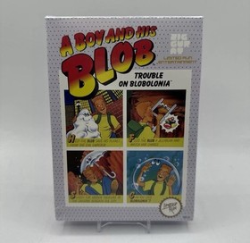 NUOVISSIMO A Boy & His Blob: Trouble On Blobolonia NES 2021 Ziggurat edizione limitata