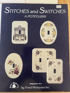 STITCHES AND SWITCH A POTPOURRI Buch mit Schalterplatten - Teil des Konvoluts Neu - Bild 1 von 11