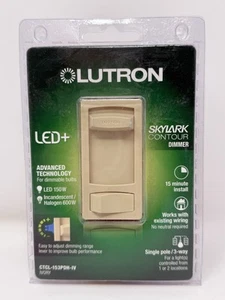 Neu Lutron CTCL-153PDH-IV Skylark Kontur Dimmer Schalter für LED 150W - Bild 1 von 2