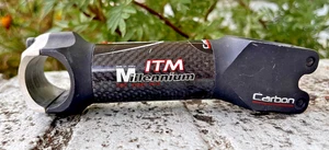 ITM Millenium Threadless Stem 1-1/8" x 110mm x 25.4mm Road Bike / MTB Stem Italy - Picture 1 of 7