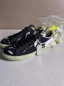 Men’s 5 Womens 6.5- Nike Blazer Low x Acronym Black Olive Aura 2022 D09373-001 - Picture 1 of 10