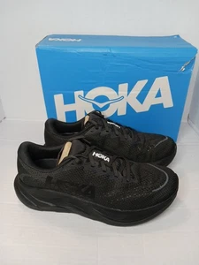 Scarpe da corsa sportive Hoka Rincon 4 nere nuove da uomo taglia 9,5 D - Foto 1 di 11