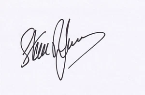 Olympics - Steve Redgrave - Hand Signed 6x4 Inch White Card - Rowing - COA - Picture 1 of 1