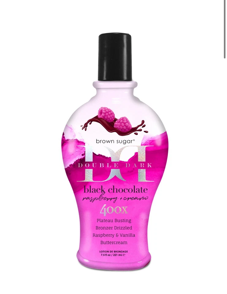 Double Dark Black Chocolate Raspberry Cream 221ml Tanning Lotion - image 1 of 1