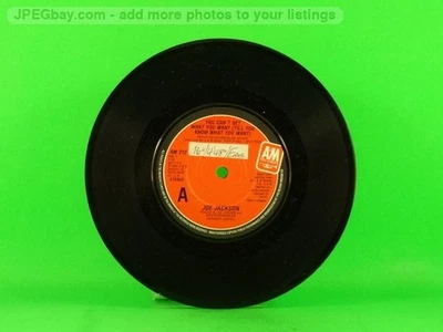 JACKSON,JOE YOU CAN'T GET WHAT YOU WANT (PLAIN SLEEVE) (137) 7" A&M - Image 1 of 4