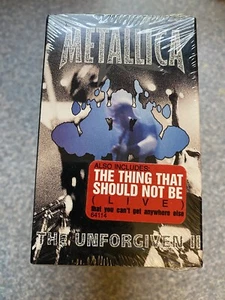 Vtg Sealed 64114 Metallica Cassette Unforgiven II & The Thing That Should Not Be - Picture 1 of 7