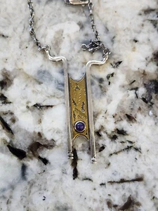Sterling Silver Navajo Necklace - Picture 1 of 7