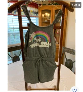 Justice Girls One Piece Gray Romper Set with Tags Size 16P/18P XLP - Picture 1 of 2
