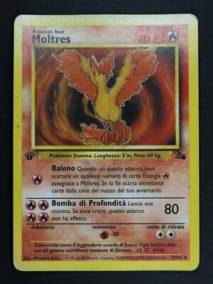 DM - Pokémon - Moltres - 27/62 - Set Fossil - IT - A1N316 - Immagine 1 di 2