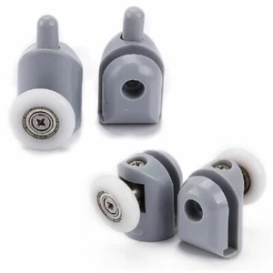 Set of 2/4 Pcs Shower Door Rollers Runner Wheels Pulleys 23mm wheels Diameter - Picture 1 of 11