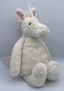 Peluche Jellycat tímido unicornio peluche rosa cola melena felpa grande flojo suave - Imagen 1 de 5