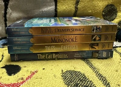 DVD Set Of 4 Walt Disney Presents A Studio Ghibli Film The Cat Returns More - Image 1 of 2